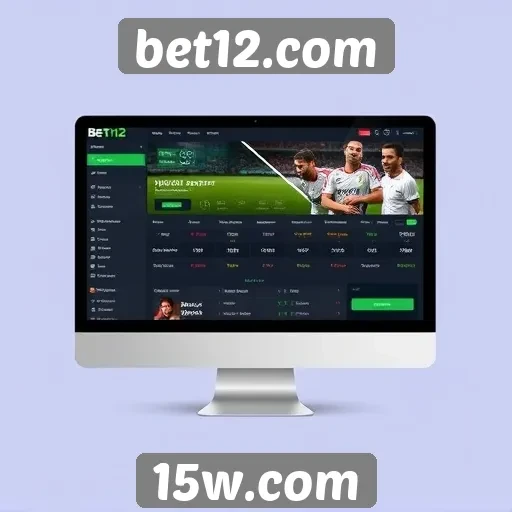 Análise da interface do usuário no bet12.com